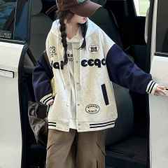 女童洋气棒球服2025春秋新款大童韩版时髦百搭休闲外套夹克上衣秋