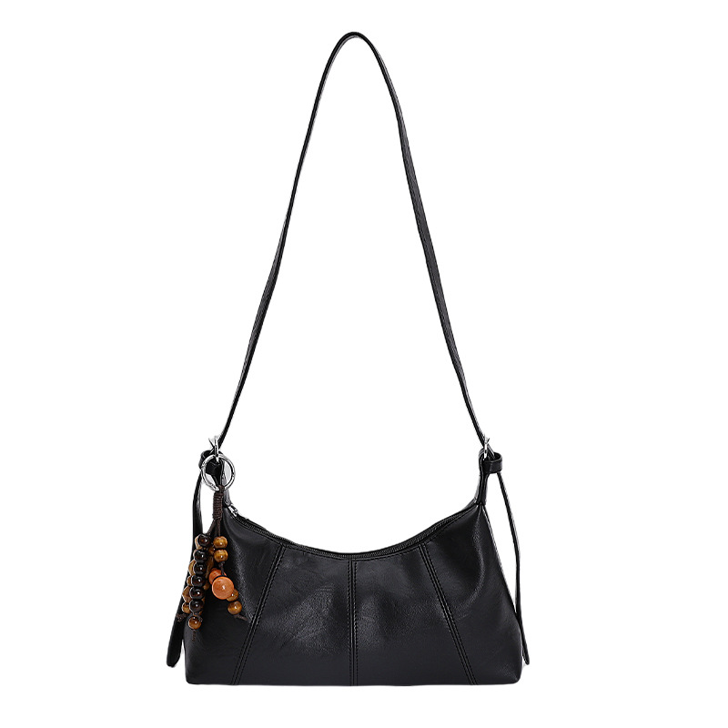 Bolsa de brazo retro transfronteriza para mujeres otoño y invierno 2025, nueva moda de nicho popular, bolsa de hombro universal, bolsa de transporte