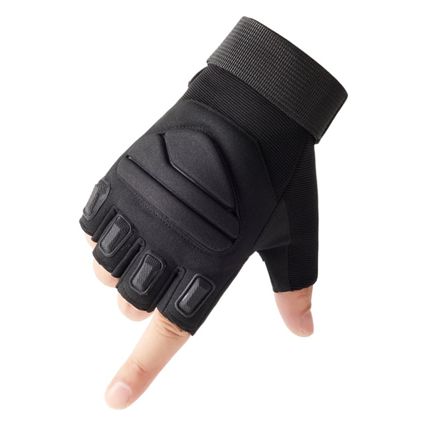 Guantes tácticos al aire libre equitación hombres y mujeres deportes fitness entrenamiento antideslizante transpirable resistente al desgaste rendimiento medio dedo guantes