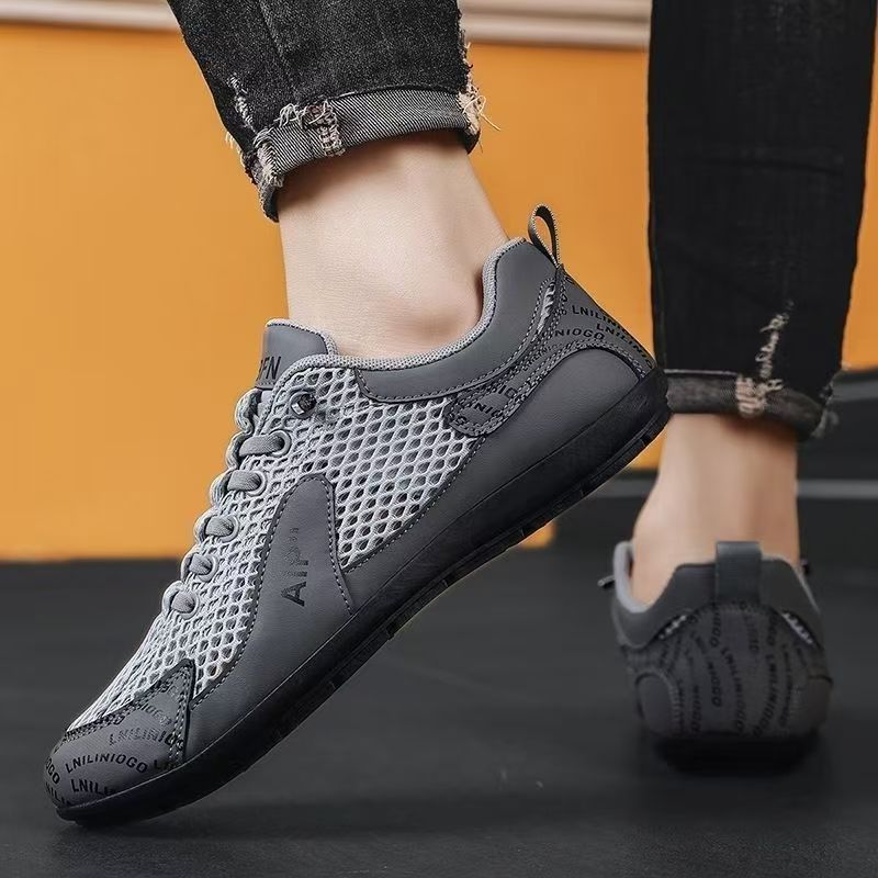 Zapatos de hombre, zapatos de verano transpirables de malla suave antideslizante, zapatos de moda deportivos casuales, zapatos de Agan.