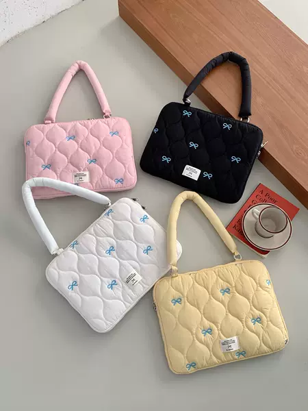 Korean Embroidered Butterfly Laptop Bag 15.6inch Ins Popular Cross-Border Special Liner Bag 13.3inch
