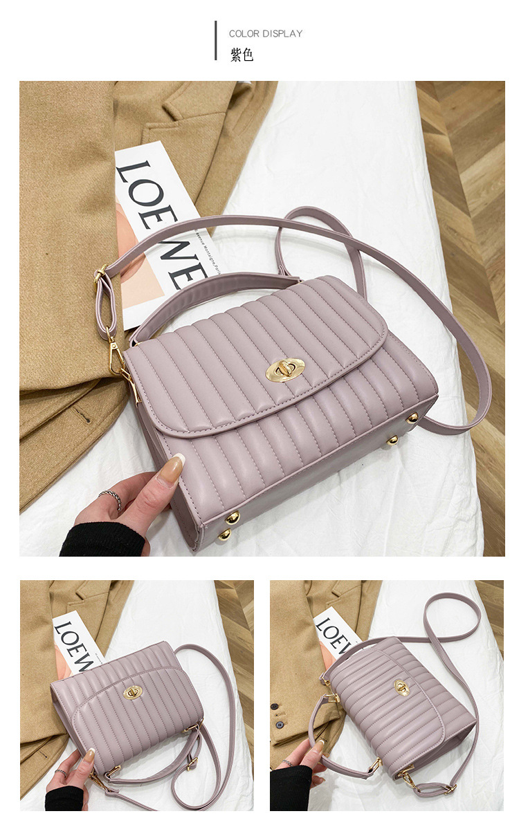 New Fashion Texture One-shoulder Messenger Bag display picture 19