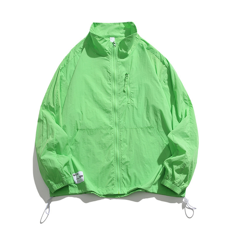 Deportivo al aire libre abrigo de cuello vertical de verano ventilado abrigo ligero anti-ultravioleta ropa solar para hombres y mujeres image 5
