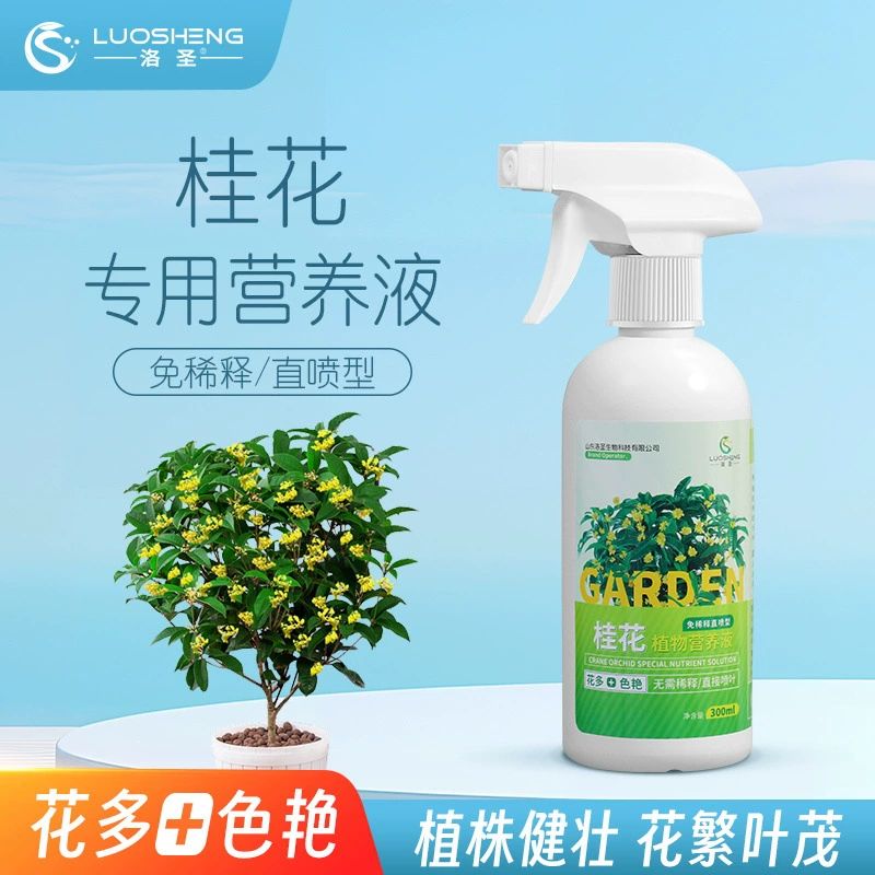Специальный питательный раствор для Osmanthus fragrans Прочное цветение растений Пышное Стимулирование цветения Масло листьев Яркий Крытый и открытый Универсальный