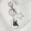 White guitar, keychain