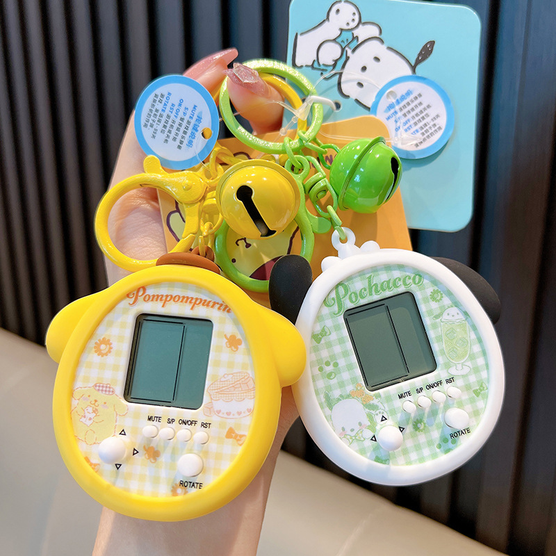 Genuine Sanrio Star Tea Party máquina de juego llavero colgante Yugui perro coolomi Pacha perro mochila adornos