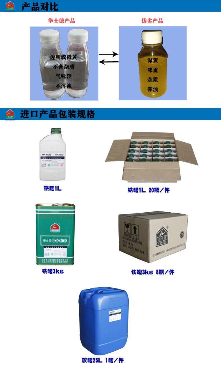 02进口产品包装规格