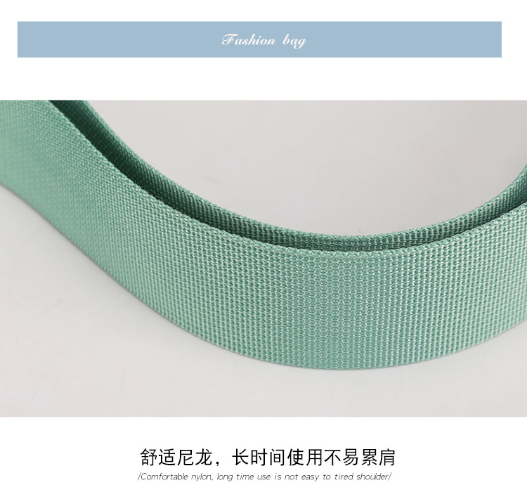 Women's fashionable and trendy waist bag, waterproof nylon crossbody bag, outdoor sports mobile phone waist bag, simple crossbody bag undefined