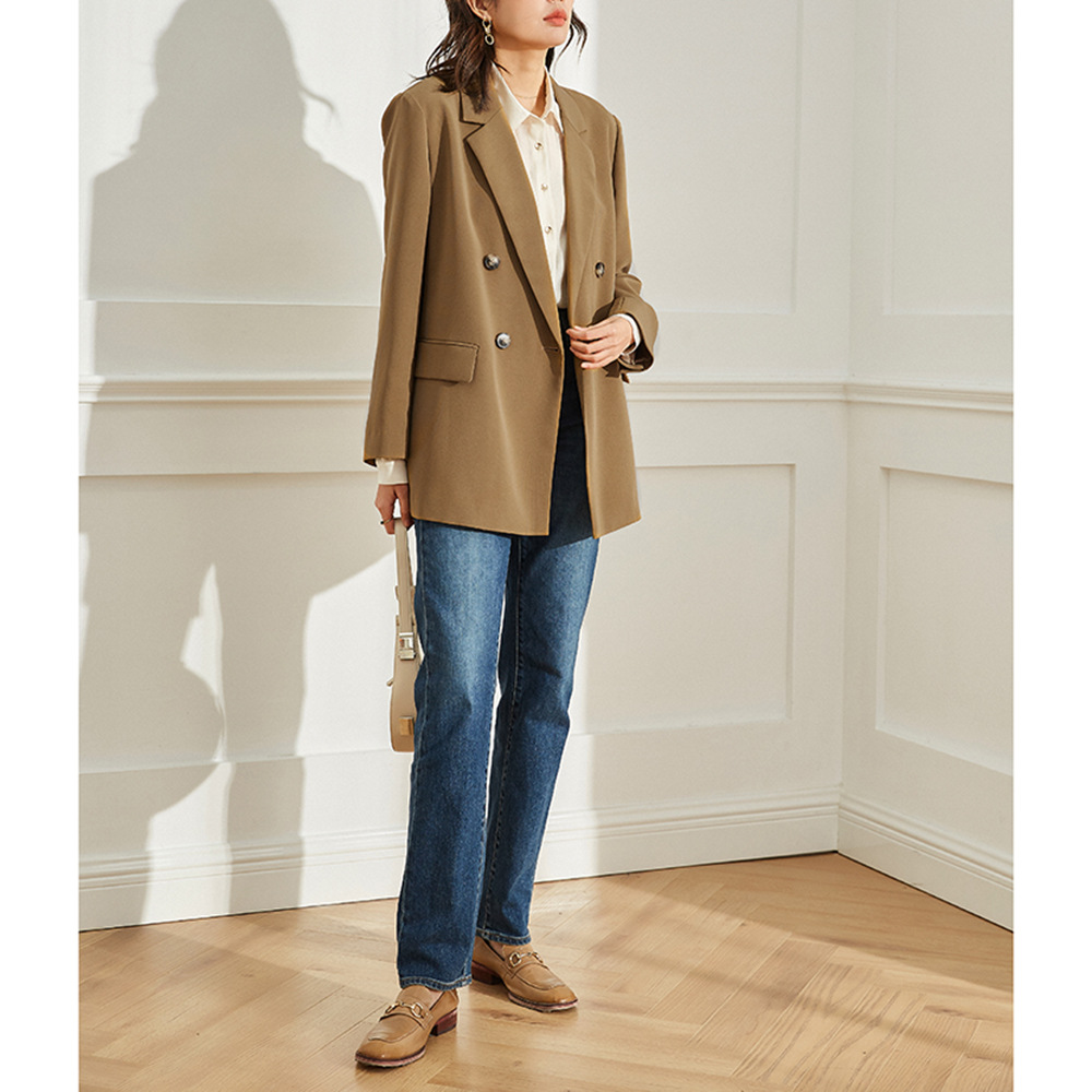 Women's Suit Jacket, Spring 2026 New Korean Style, Loose Fit, Suitable for Daily Wear and Commuting, Slimming, Casual, Versatile Style, Women's Jacket 12818 Women's Suit Jacket, Spring 2026 New Korean Style, Loose Fit, Suitable for Daily Wear and Commuting, Slimming, Casual, Versatile Style, Women's Jacket 12818