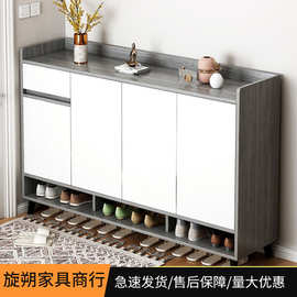鞋柜家用门口一体现代简约客厅玄关靠墙小户型大容量收纳储物鞋架