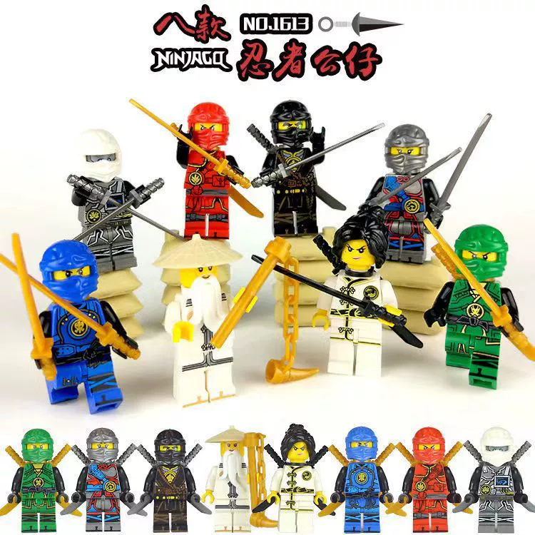 Набор минифигур Construction (LEGO) — 56 золотых и тематических минифигур с мотоциклом и 7-слойной витриной