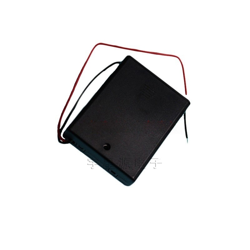 装4位7号电池盒/电池座  4节7号  四节七号并排  4AAA