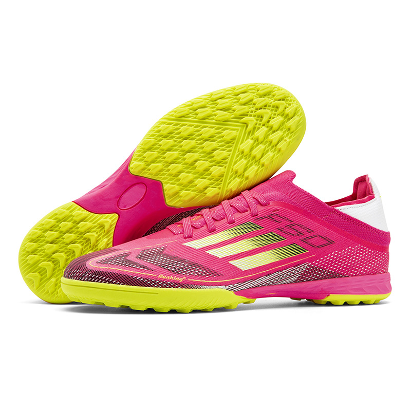 2025 nuevos zapatos de fútbol de césped de clavos largos transfronterizos jóvenes estudiantes de moda hombres y mujeres fábrica baja al por mayor