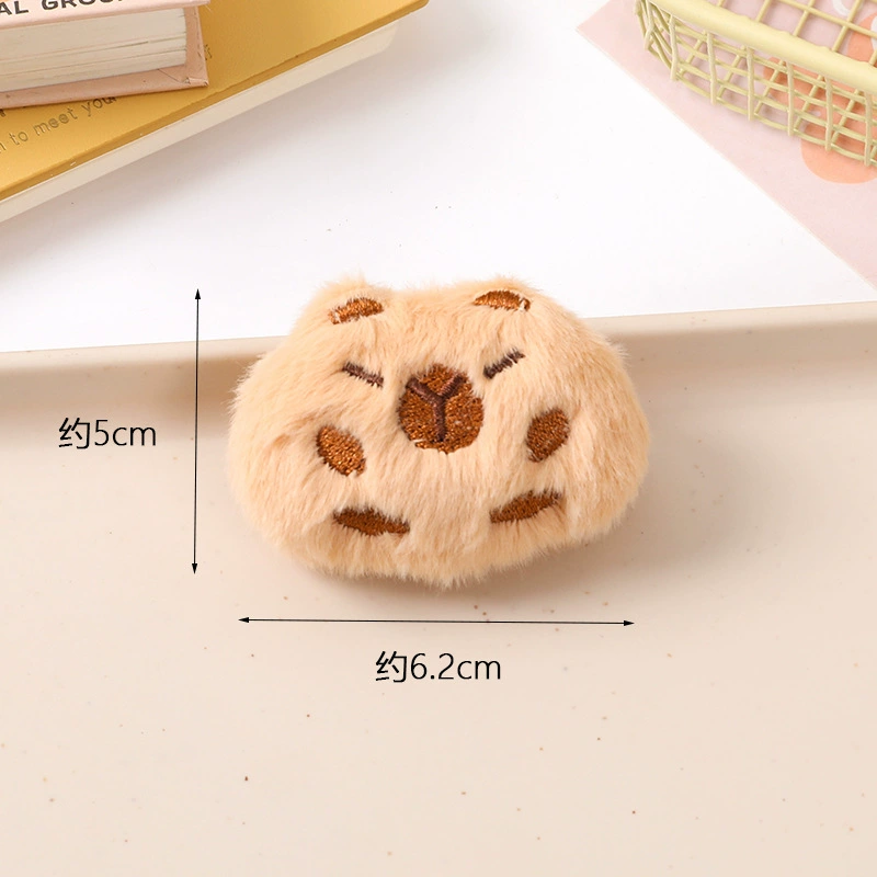 Cartoon plush brooch, doll, keychain, cute accessory, pendant