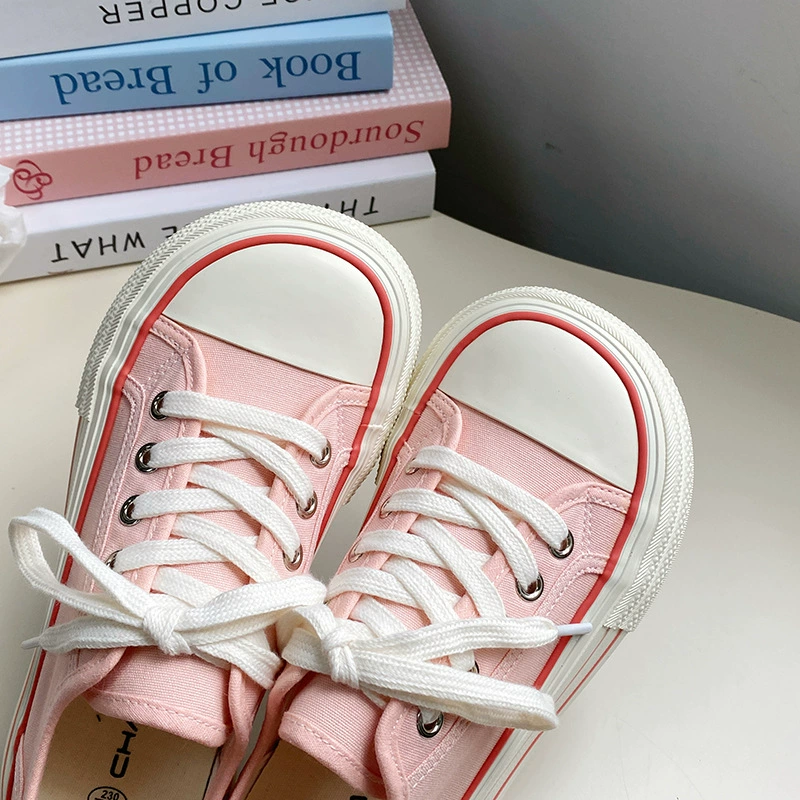 Women's Platform Canvas Sneakers, Breathable Lightweight Summer Shoes, Sizes 35–40