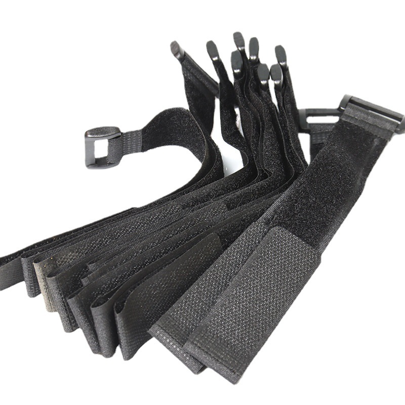 反扣热压尼龙魔术贴捆绑扎带通用带扣模型魔术贴2.5*25cm收纳扎带