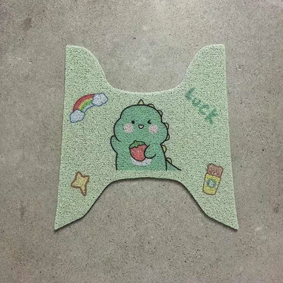 300I Motorcycle Pedal Pad | Electric vehicle foot mat - strawberry-dinosaur-victoria-floor-mats-come-with-velcro