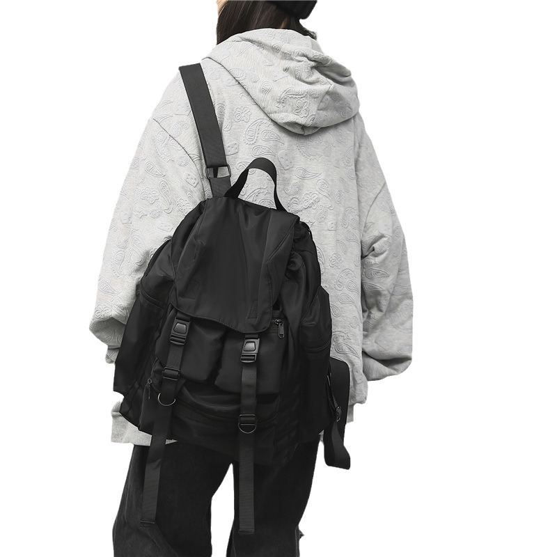 Nový trendový minimalistický počítačový batoh s veľkou kapacitou, odolný voči striekajúcej vode, multifunkčný batoh, batoh v neutrálnom štýle_voghion.com