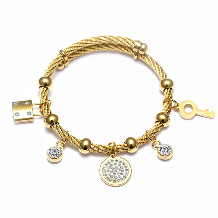 35g Weight Ethnic Style Star Stainless Steel Hollow Out Artificial Gemstones Bangle 1 Piece