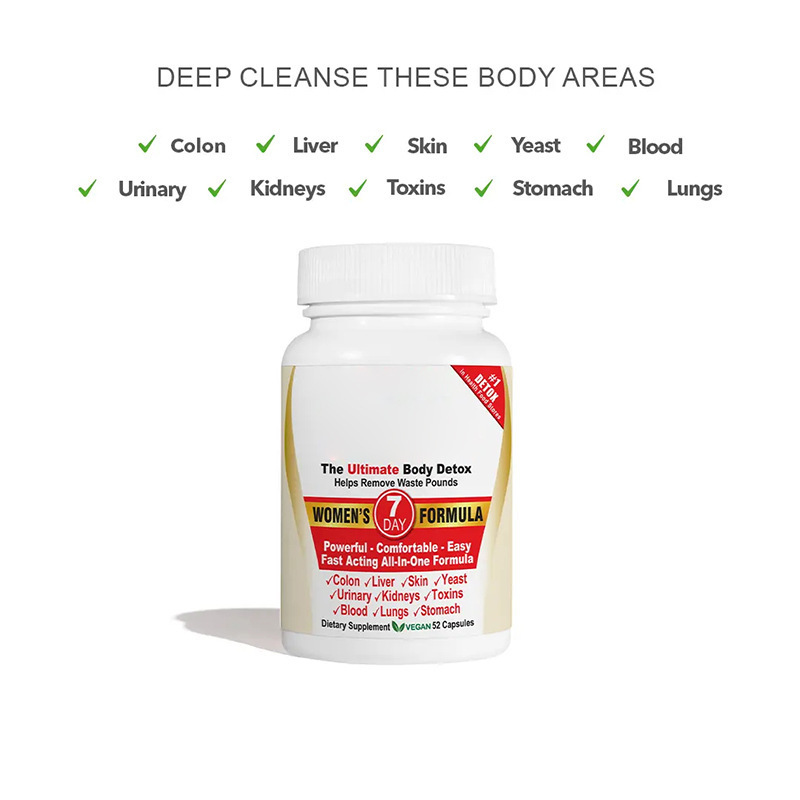 In-Stock Free Shipping 60 Cleaning Capsules Cleaner Detox Independent Site Tk Cross-Border Hot-Selling Source Factory Wholesale