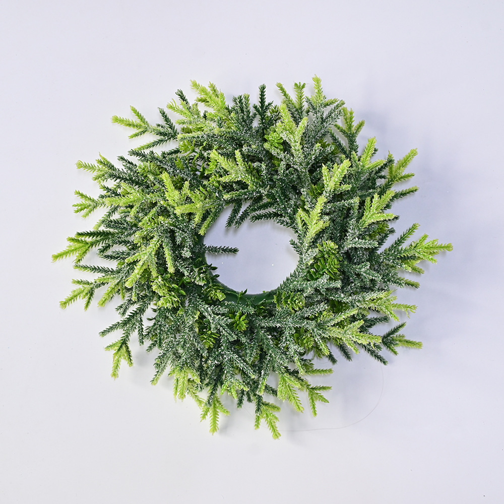 2025 Amazonas transfronterizas rama de cedro vela guirlanda de flores decoración de mesa de navidad del restaurante accesorios de fotografía