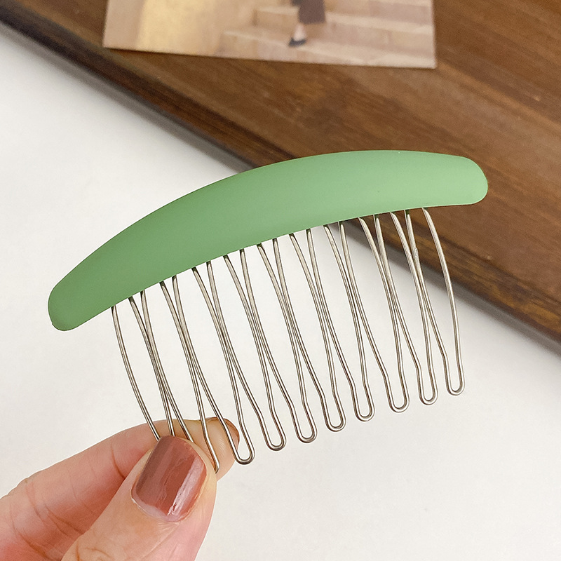 Estilo coreano elegante Morandi peine de pelo insertar peine antideslizante pelo roto flequillos peine sin costura horquilla tocado femenino accesorios para el cabello al por mayor