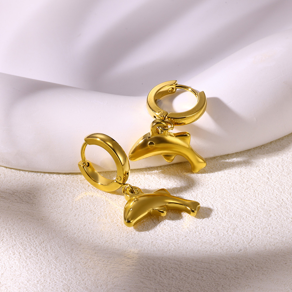 9g Weight 0.03µm-0.05µm Gold Plating Thickness PVD Coated Gold Plating Process 304 Stainless Steel Ear Needle Material Real Gold Plated Plating Material Charm Sleeper Hoop Earrings, Dangling Earrings Classification 1 Pair Quantity Holiday Occasion 304 Stainless Steel Material Solid Color Pattern All Seasons Season Women's Gender Polished Finish Vacation, Simple Style Style Waterproof Non Tarnish, Plating Craft PVD Coated Real Gold Plated Solid Color 304 Stainless Steel Vacation Simple Style Waterproof Non Tarnish Charm Sleeper Hoop Earrings Dangling Earrings 16