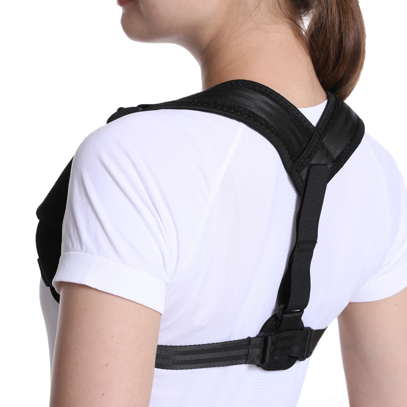 可调节背部矫正带驼背久坐腰背部塑型矫姿带挺胸姿矫正器定做贴牌