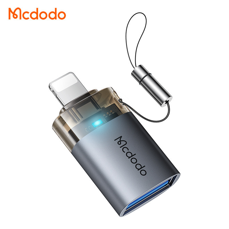 Maiduoduo Jellyfish Series Usb-A to Lighting Adapter with Light Is Suitable for Iphone/Ipad Adapter