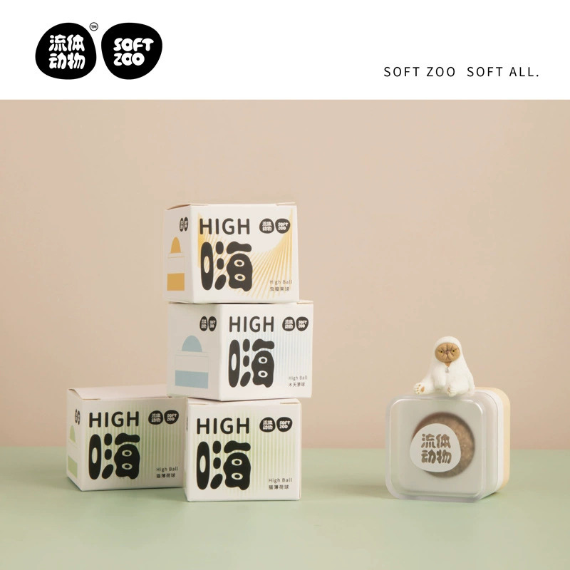 Жидкий котенок мятный шарик три в одном