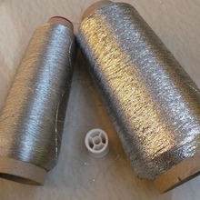 金属绿纸条状绿丝METALLIC YARN裹玫瑰金金片十字绣电脑绣线