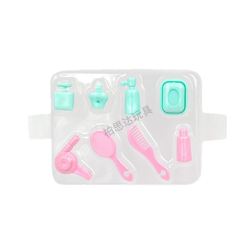 Doll, small toy with accessories for princess, set high heels, shoes, 18 pieces