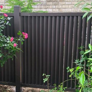Anti-Peeping Fence Louvered Fence Aluminum Alloy Guardrail Yard Railing Courtyard Fence Outdoor