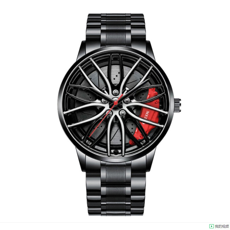 2025 Foreign Trade Trend Fully Automatic Quartz Movement Men's Watch Wheel Non-Mechanical Watch Fashion Men's Watch