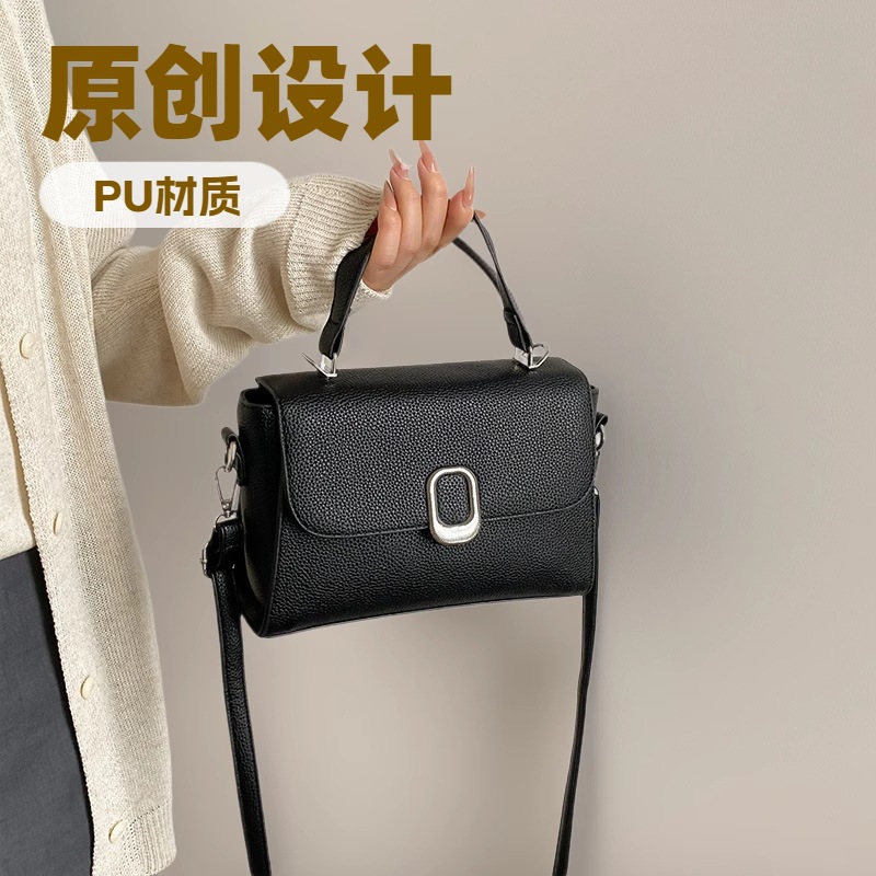 Bolso de mujer de diseño original de derechos de autor, piratería, estampado de litchi transfronterizo, bolso de hombro portátil, mujer image 1