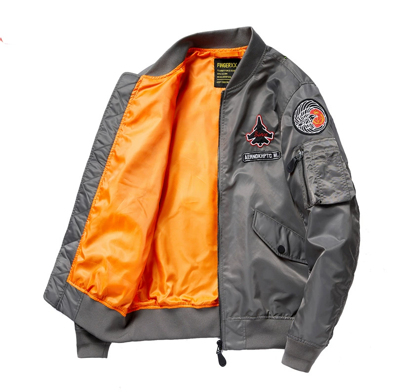 Прямая поставка с фабрики, Европейская и американская весенне-осенняя бейсбольная форма с вышивкой, мужская повседневная трендовая тонкая куртка-бомбер, пальто больших размеров