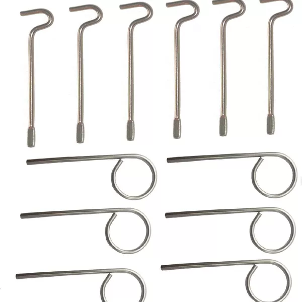 Interior door key for bedroom door bathroom emergency key latch for indoor privacy door lock