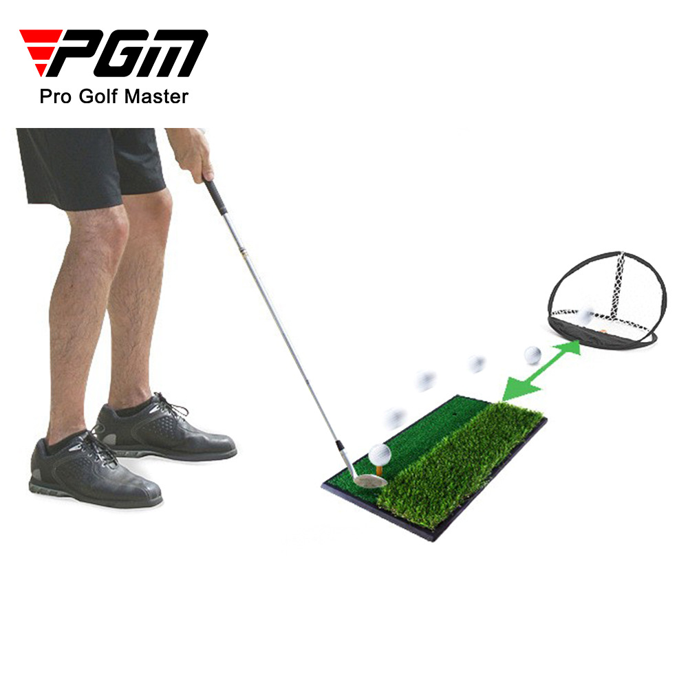 Thảm tập đánh golf đôi PGM 33x63cm — DJD005-Cỏ Đôi Có Đệm khung gầm