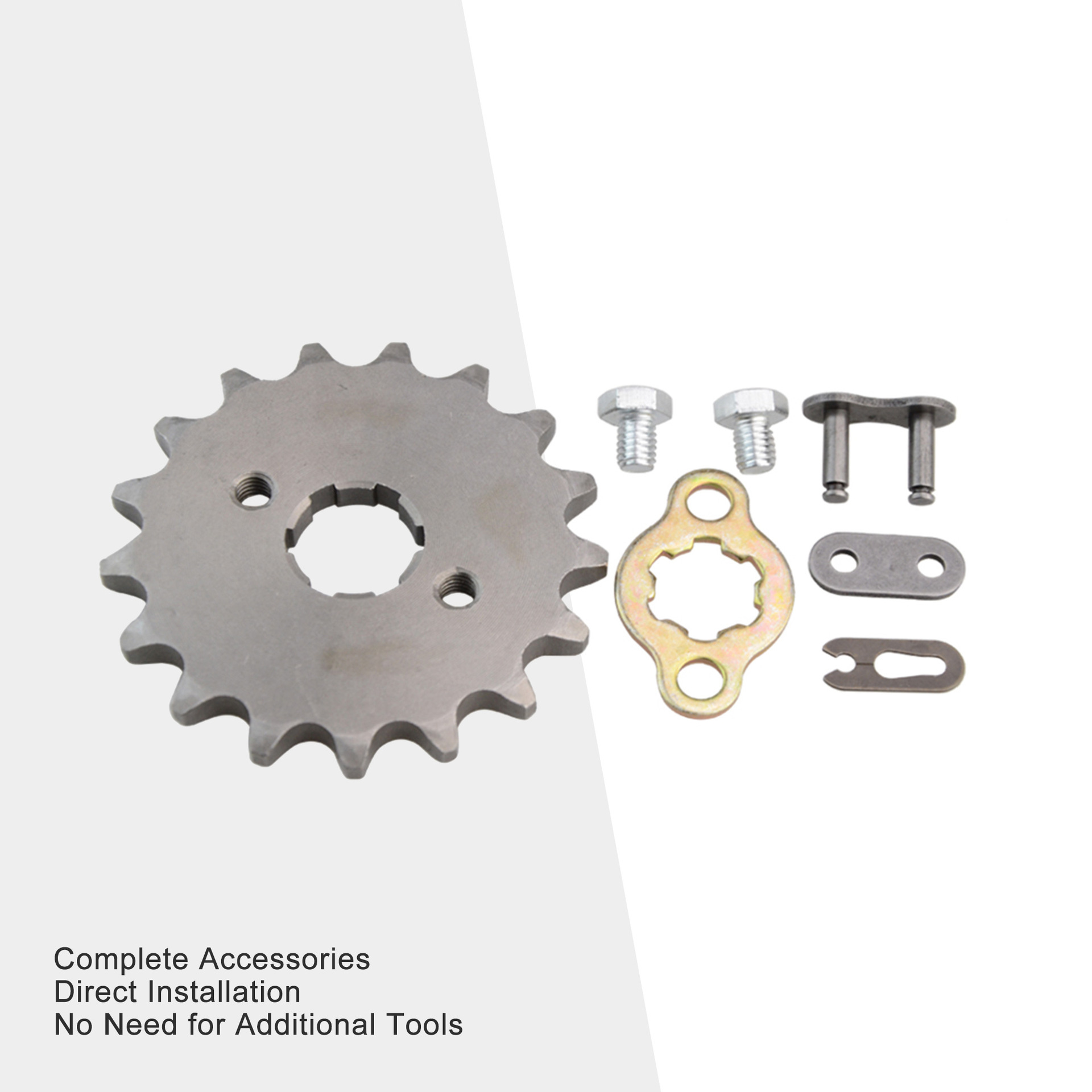 428-17 Tooth Small Sprocket Chain Gear Engine Transmission Gear Assembly Hole Diameter 20mm