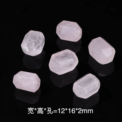 Crystal Random Beads Spacer: Zərgərlik ara hissələri - no-7-pink-crystalvarious-sizes