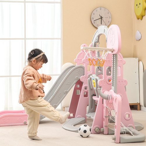 Children's slide swing combo set, small indoor home kindergarten baby kids playground toy