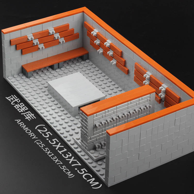 国境を越えたホットセール MOC 軍事基地監視塔シーンビルディングブロック特殊部隊フィギュア DIY 組み立て教育玩具|undefined