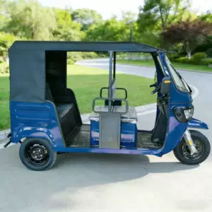 Fuel-powered passenger tricycle, passenger tricycle with sunshade and canopy, passenger tricycle for export and foreign trade