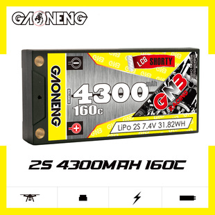 GNB����4300mAh 2S 7.4V 160C 1/12Ư�Ƹ��ٴ��_ԽҰRC����늳�