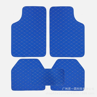 carpet car floor mat, Universal Foot Pad - blue-02