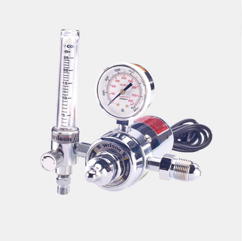 二氧化碳减压表CO2混合气体加热器俄罗斯款G3/4 加热款二氧化碳表