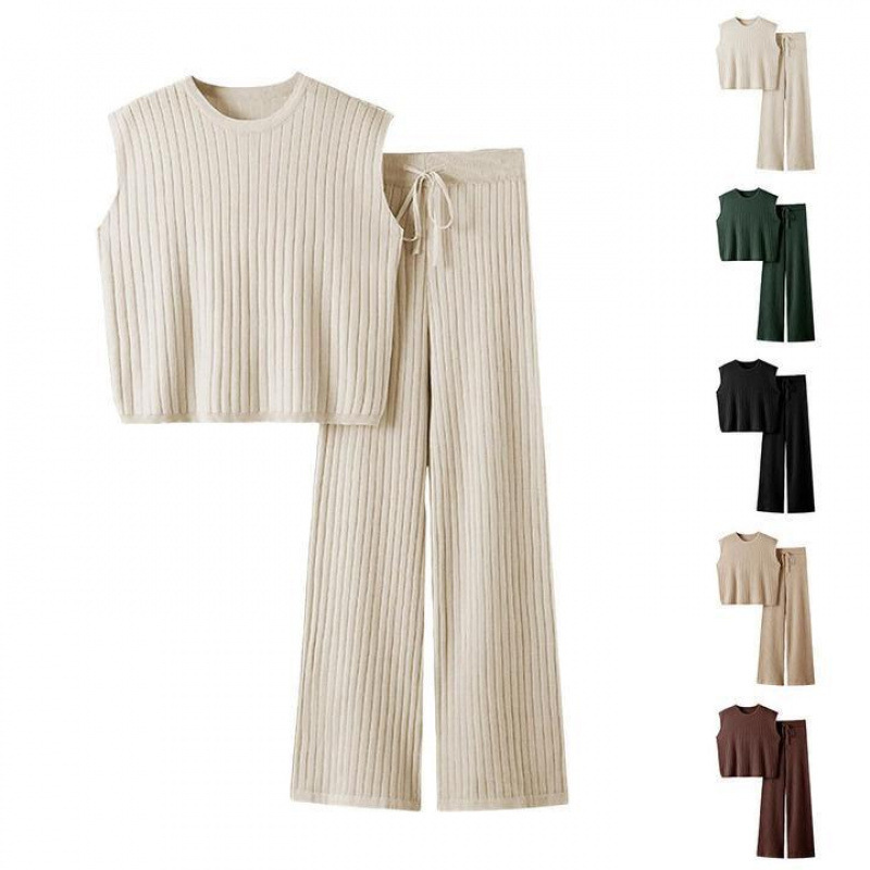 H 68181 Plus Size Solid Two-Piece Set 大码纯色休闲套速卖通爆