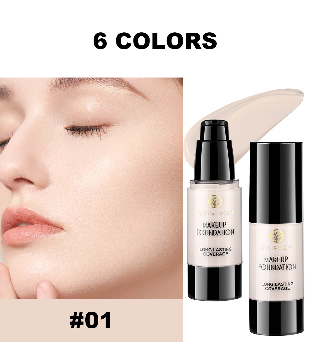 YOUNG VISION Press Foundation Matte, non-smudge, contouring and facial modifying Foundation undefined