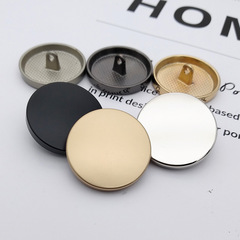 Metal flat high-end hand-stitched button overcoat high-heel buttons sweater cardigan buttons exquisite round buttons