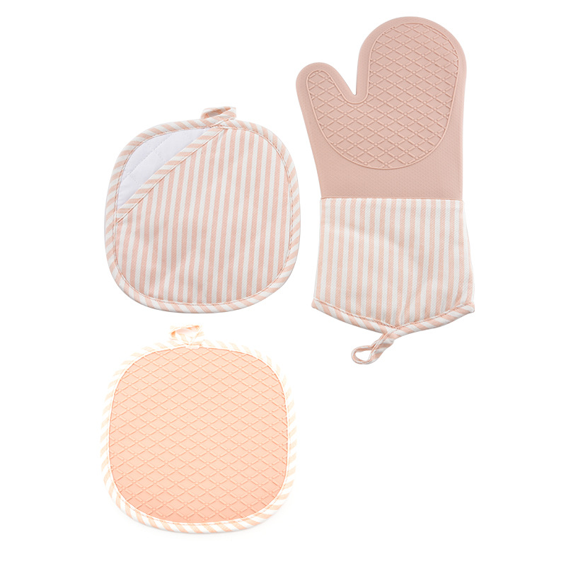 Guantes de Horno Anti-Escaldado de Silicona, Aislamiento Térmico, Antideslizante, para Cocina y Microondas image 13